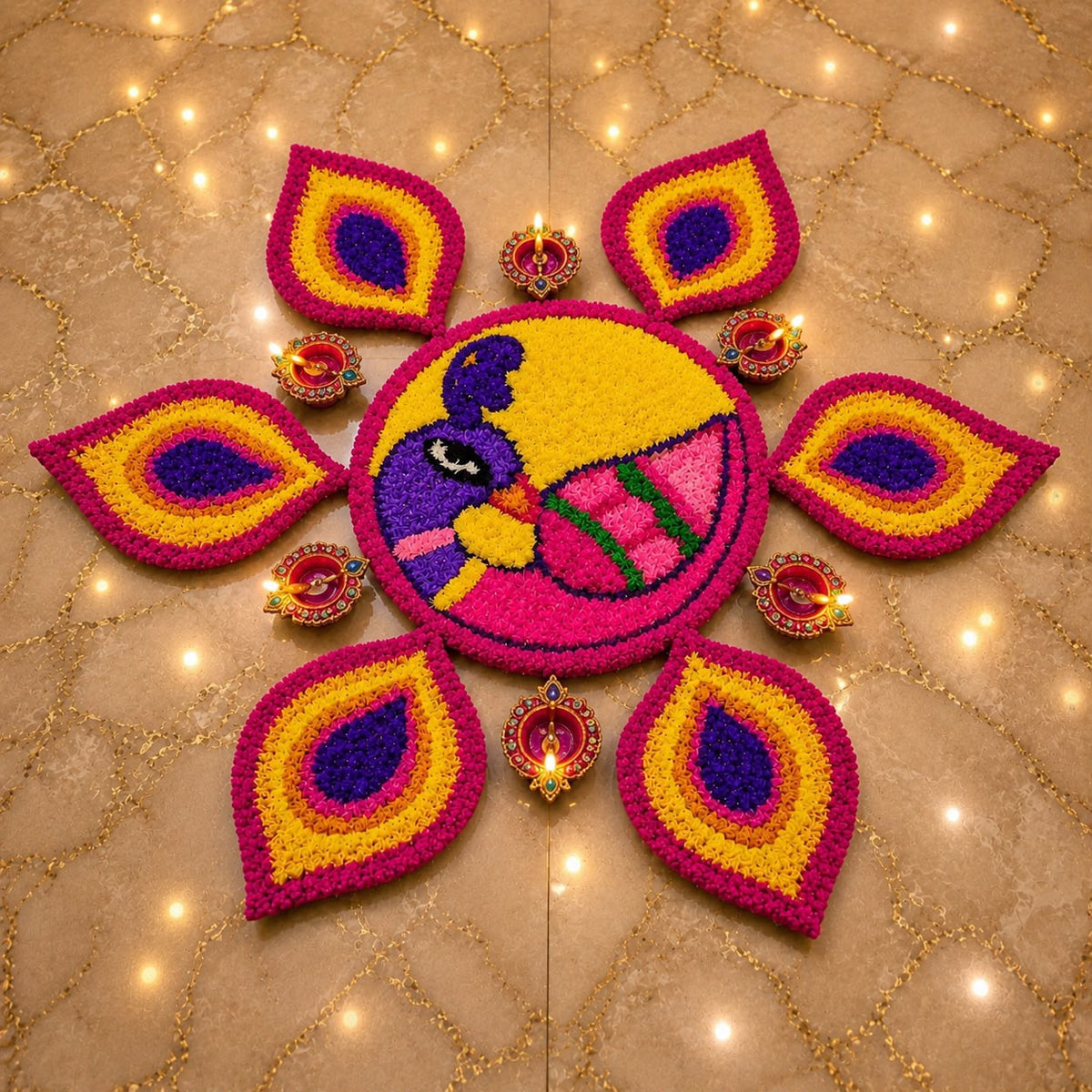 Pecock Mat