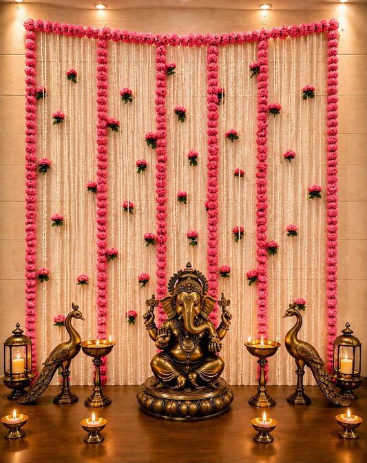 Marigold Flower Backdrop