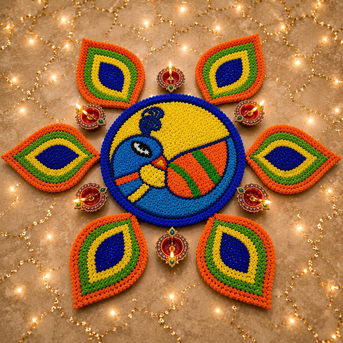 Pecock Mat