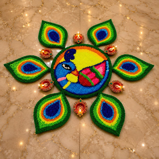 Pecock Mat